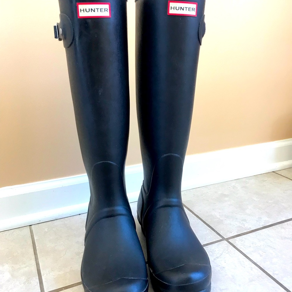 Hunter Tall Wellies - Black